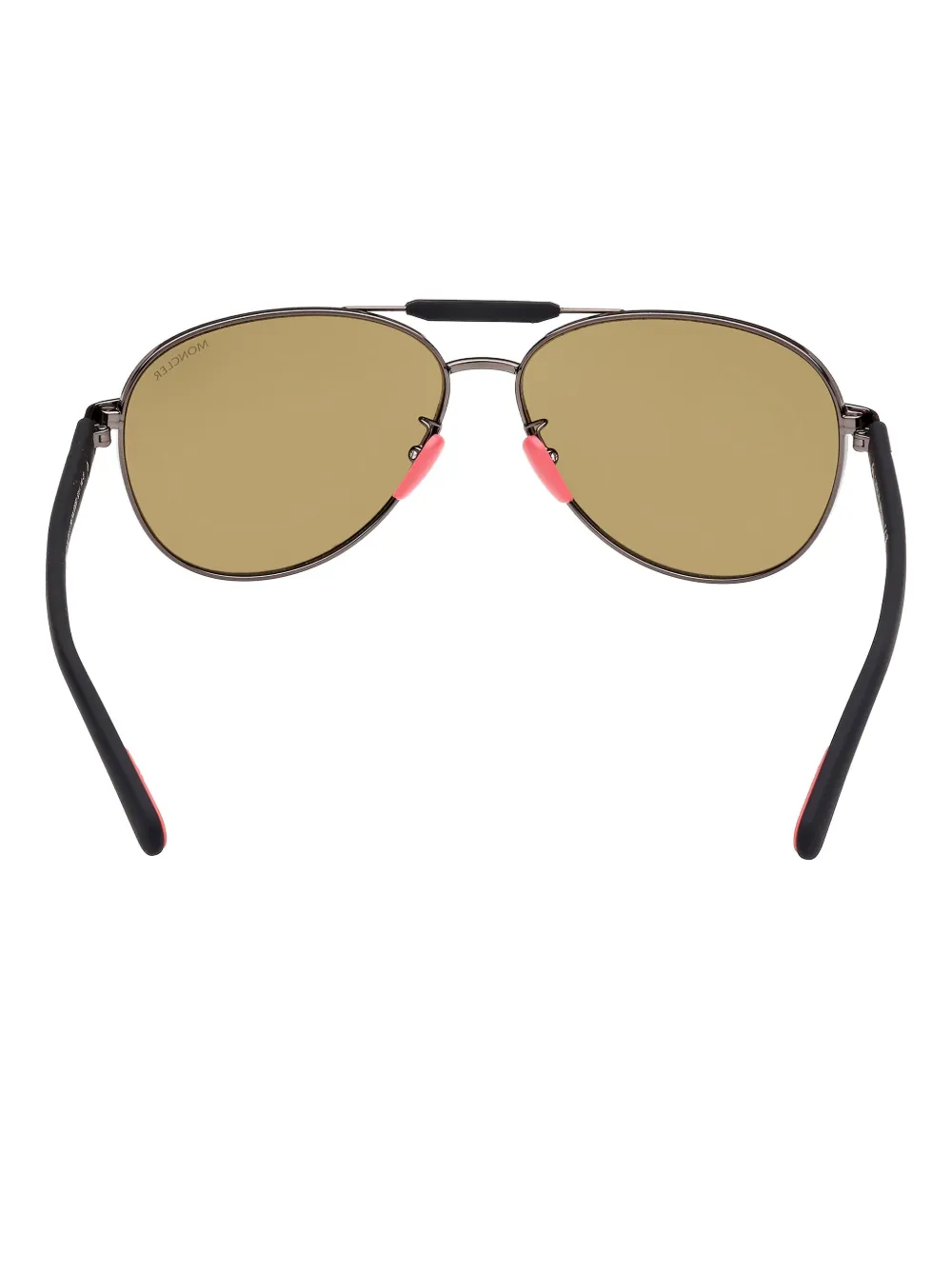 Moncler Eyewear Zonnebril met logoprint Zwart