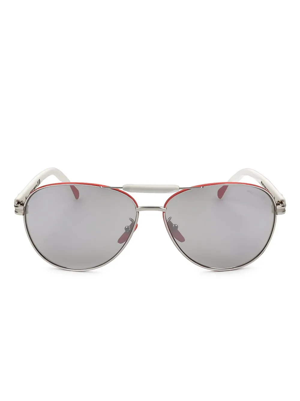 Moncler Eyewear pilot-frame sunglasses | Silver | Image 1