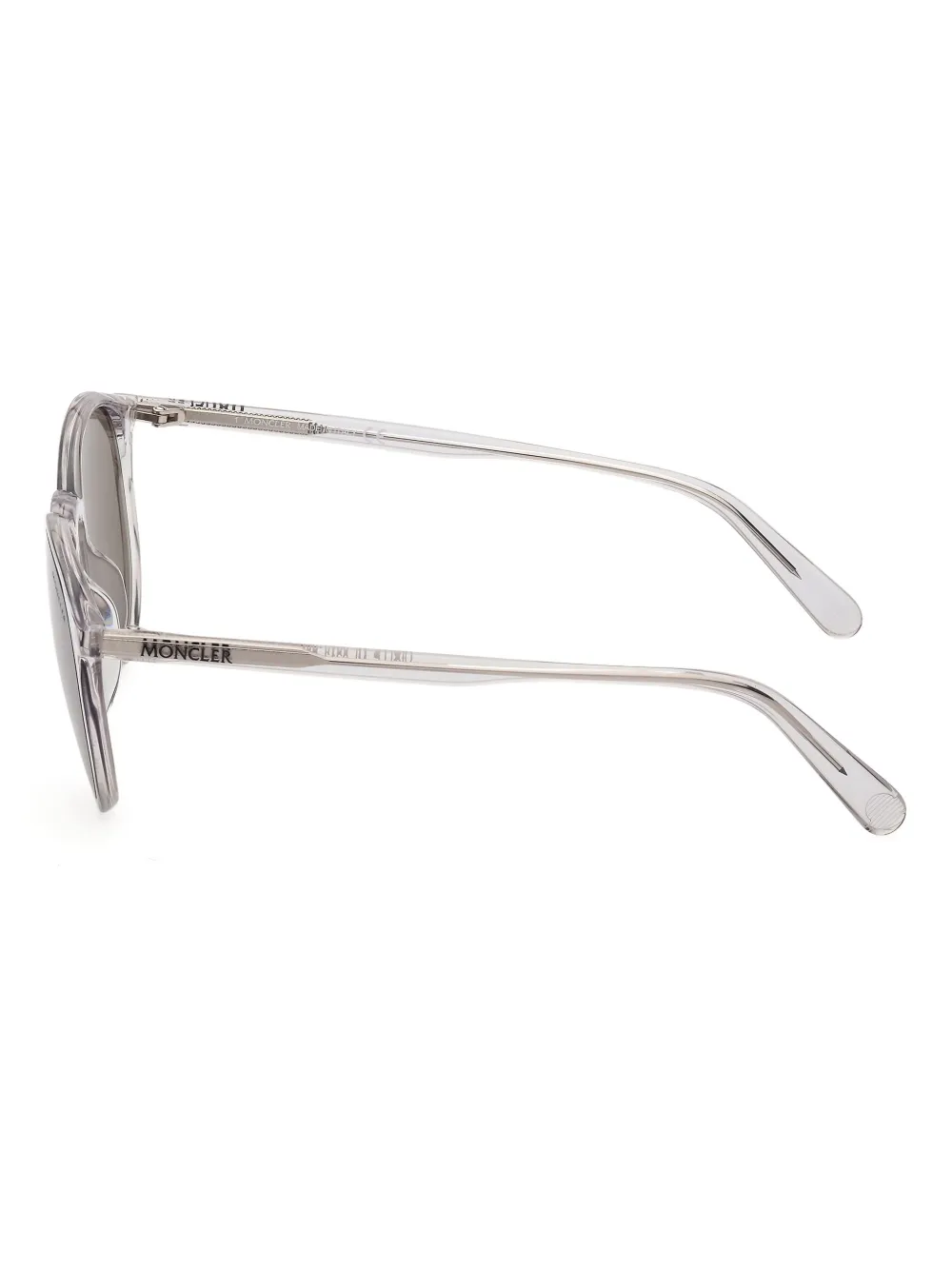 Moncler Eyewear Zonnebril met logoprint Beige
