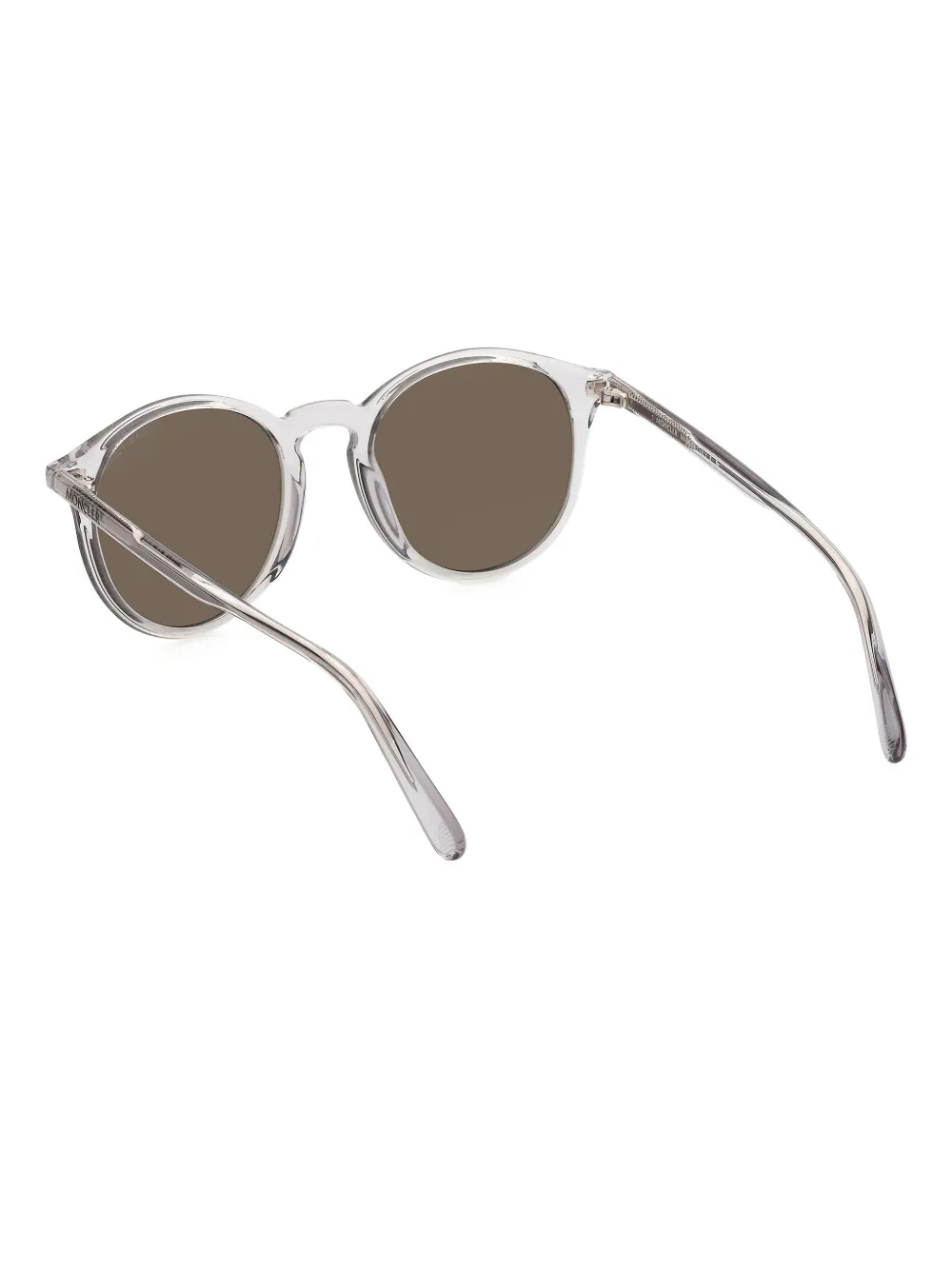 Moncler Eyewear Zonnebril met logoprint Beige