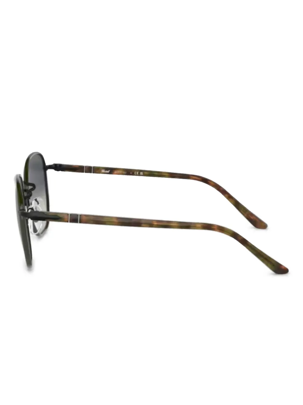 Persol Zonnebril met vierkant montuur - Zwart