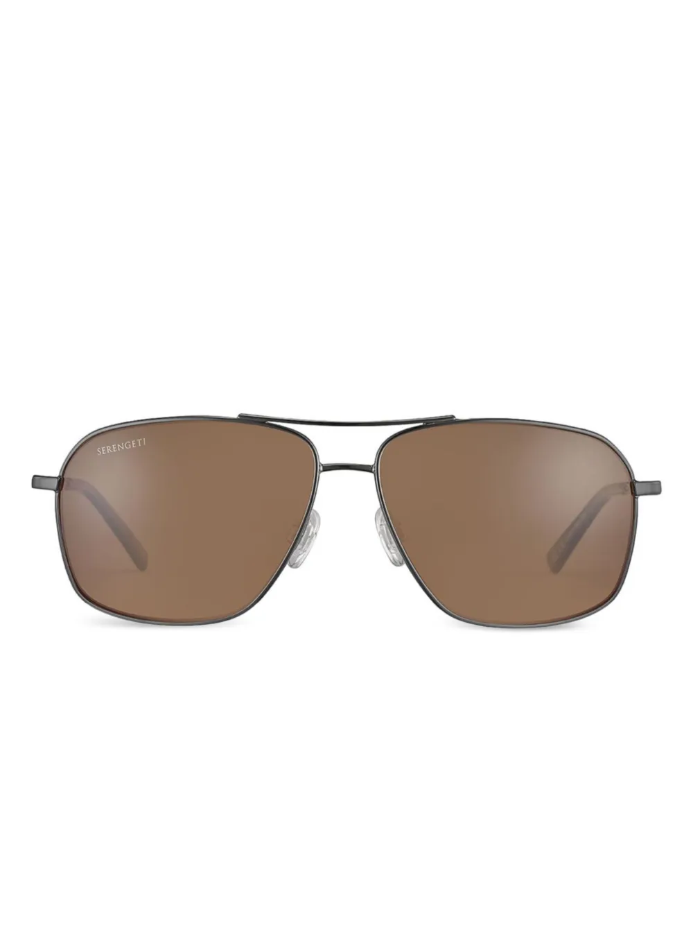 Serengeti Eyewear Zonnebril met vierkant montuur Zwart