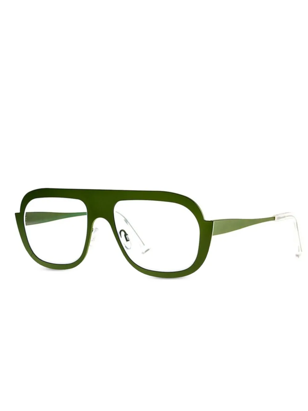 Theo Eyewear oversize-frame glasses - Groen