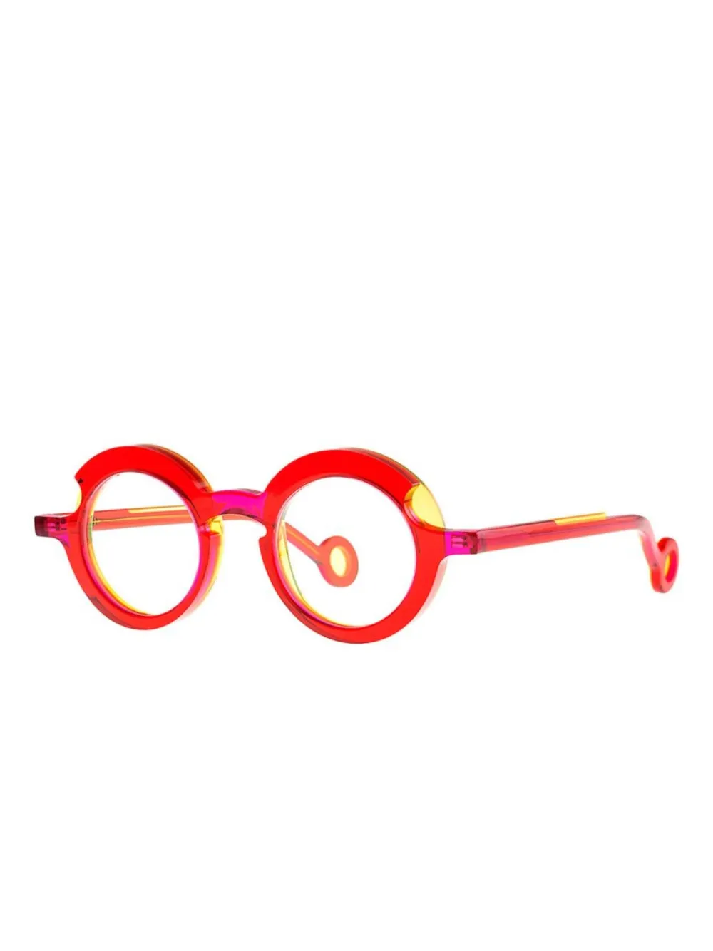 Theo Eyewear round-frame glasses - Roze