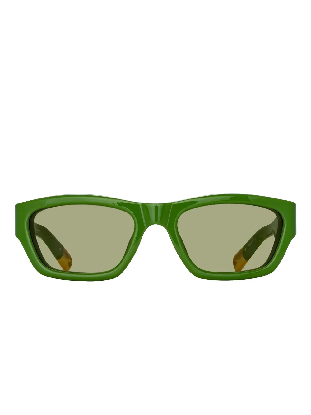 Jacquemus Meridiano zonnebril Groen