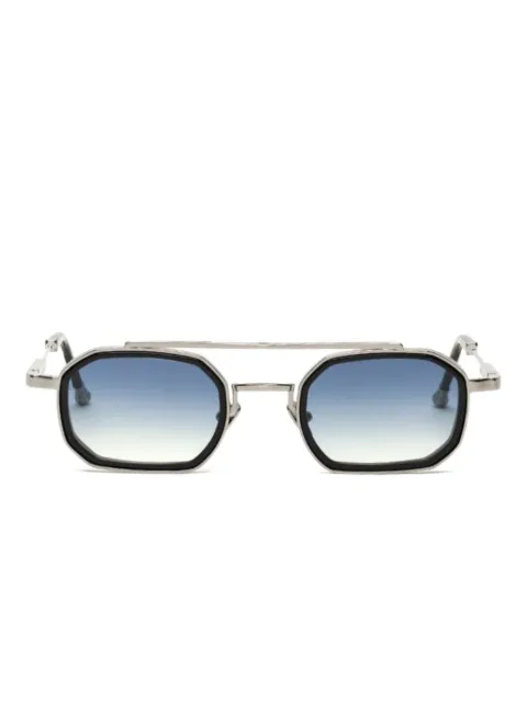 John Dalia lentes de sol con armazón geométrica