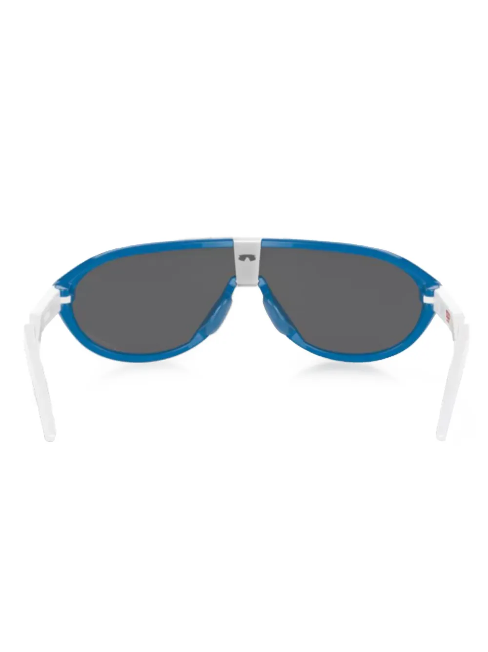 Oakley Zonnebril met schild montuur Blauw
