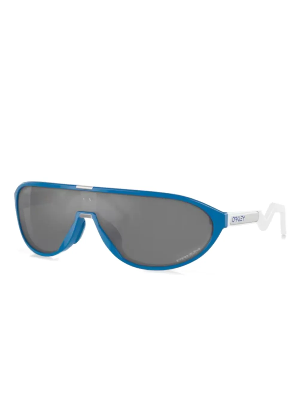 Oakley Zonnebril met schild montuur Blauw
