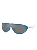 Oakley shield-frame sunglasses - Blue