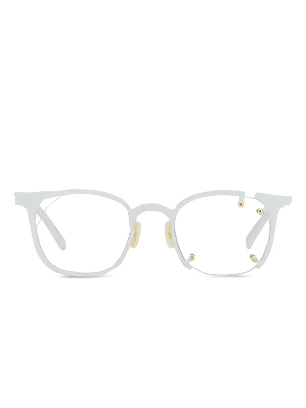 Masahiro Maruyama square-frame glasses | White | Image 1