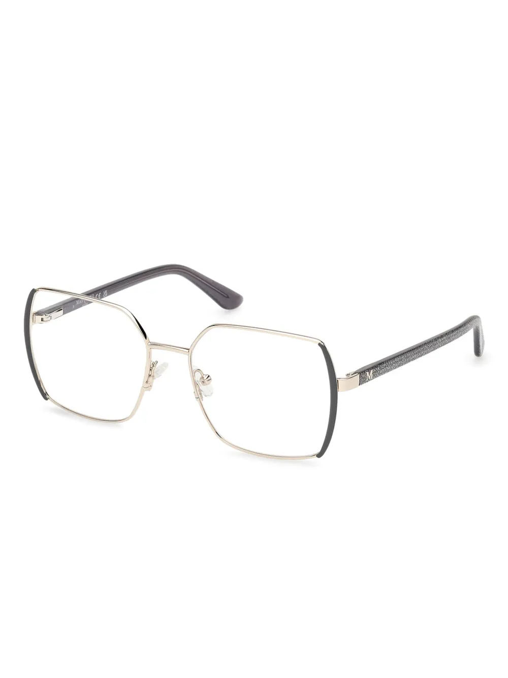 GUESS EYEWEAR スクエア眼鏡フレーム - グレー GUESS EYEWEAR スクエア眼鏡フレーム - グレー