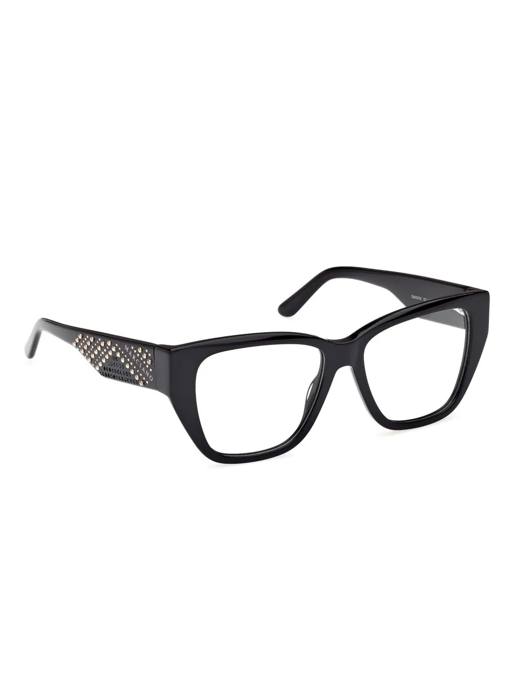 Guess Eyewear Geometric-frame Glasses In Black