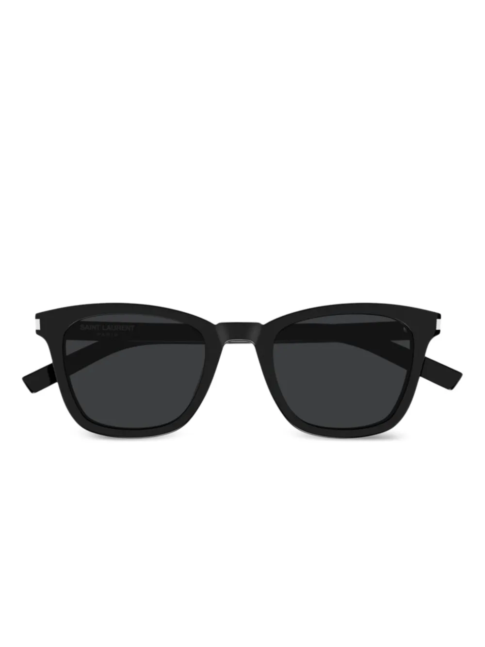 Saint Laurent Eyewear Zonnebril met vierkant montuur Zwart