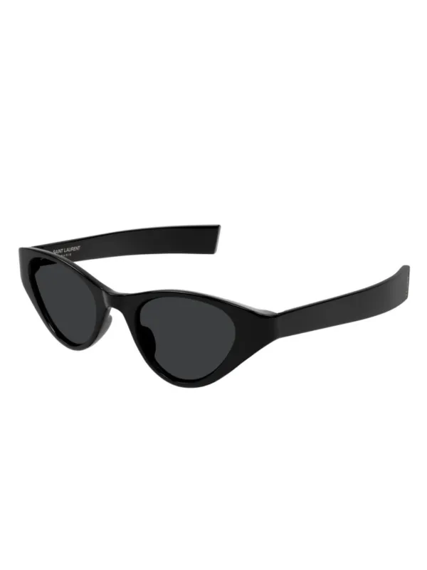 Saint Laurent Eyewear SL144 サングラス | ブラック | FARFETCH JP