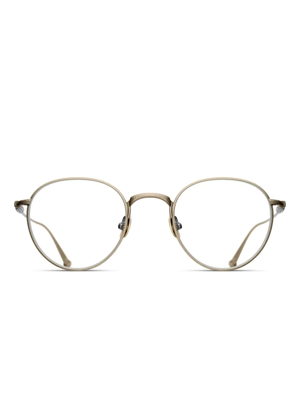 Matsuda round metal-frame glasses | Gold | Image 1