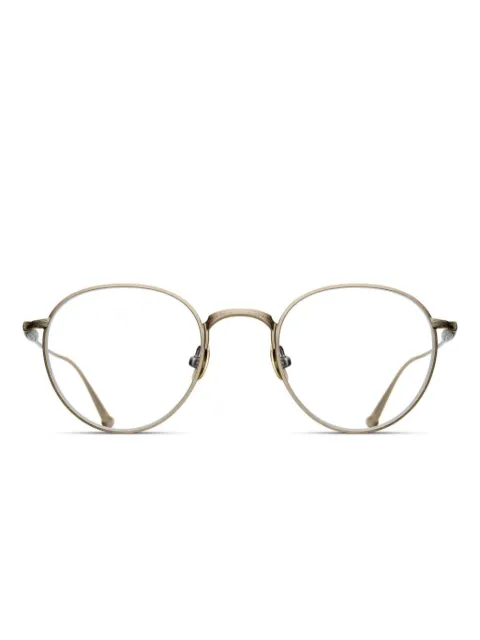 Matsuda round metal-frame glasses