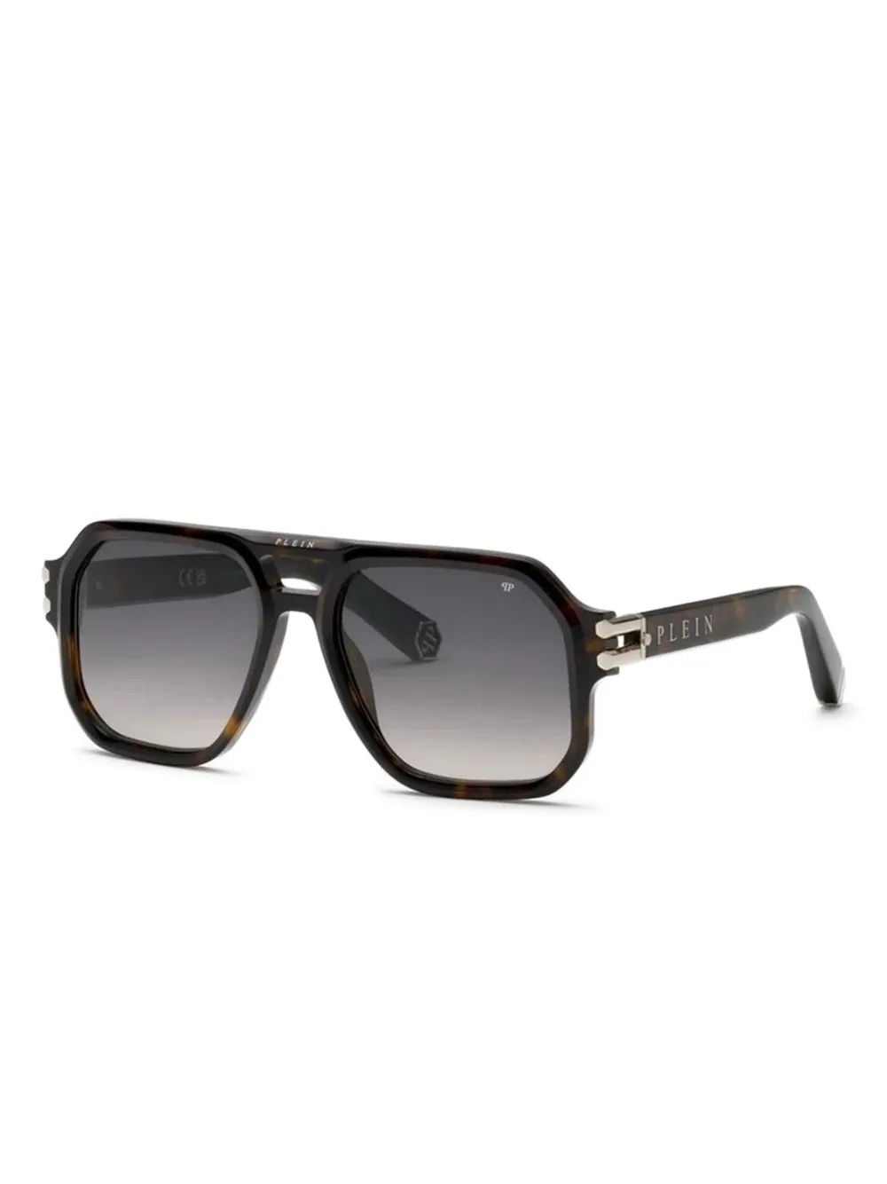 Philipp Plein Eyewear double-bridged sunglasses - Marrone