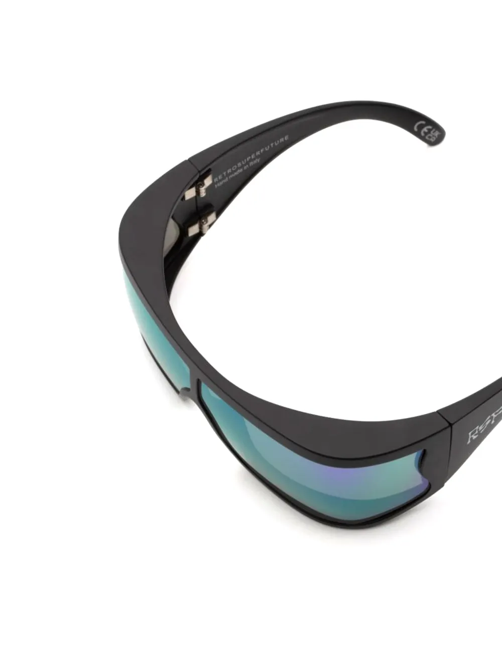 Retrosuperfuture Bones Obsidian zonnebril Zwart