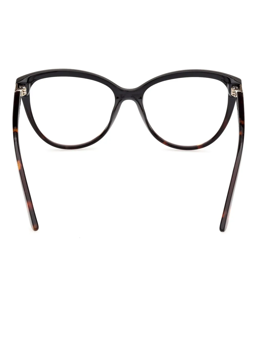Guess Eyewear Geometric-frame Glasses In Black