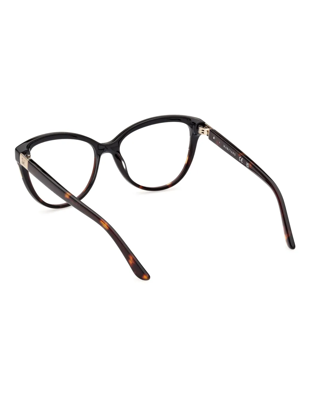 Guess Eyewear Geometric-frame Glasses In Black