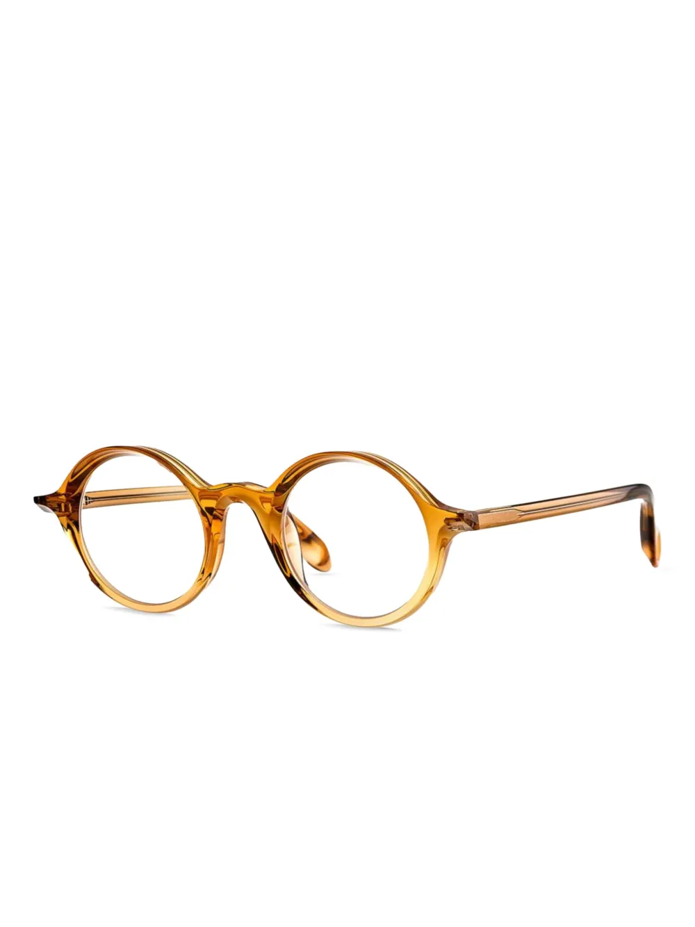 Theo Eyewear Bril met rond montuur - Geel