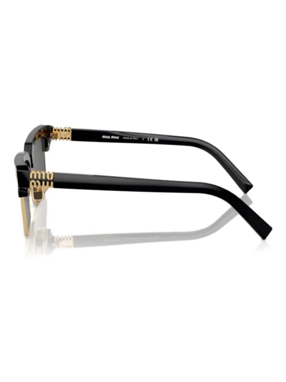 Miu Eyewear square-frame sunglasses Zwart