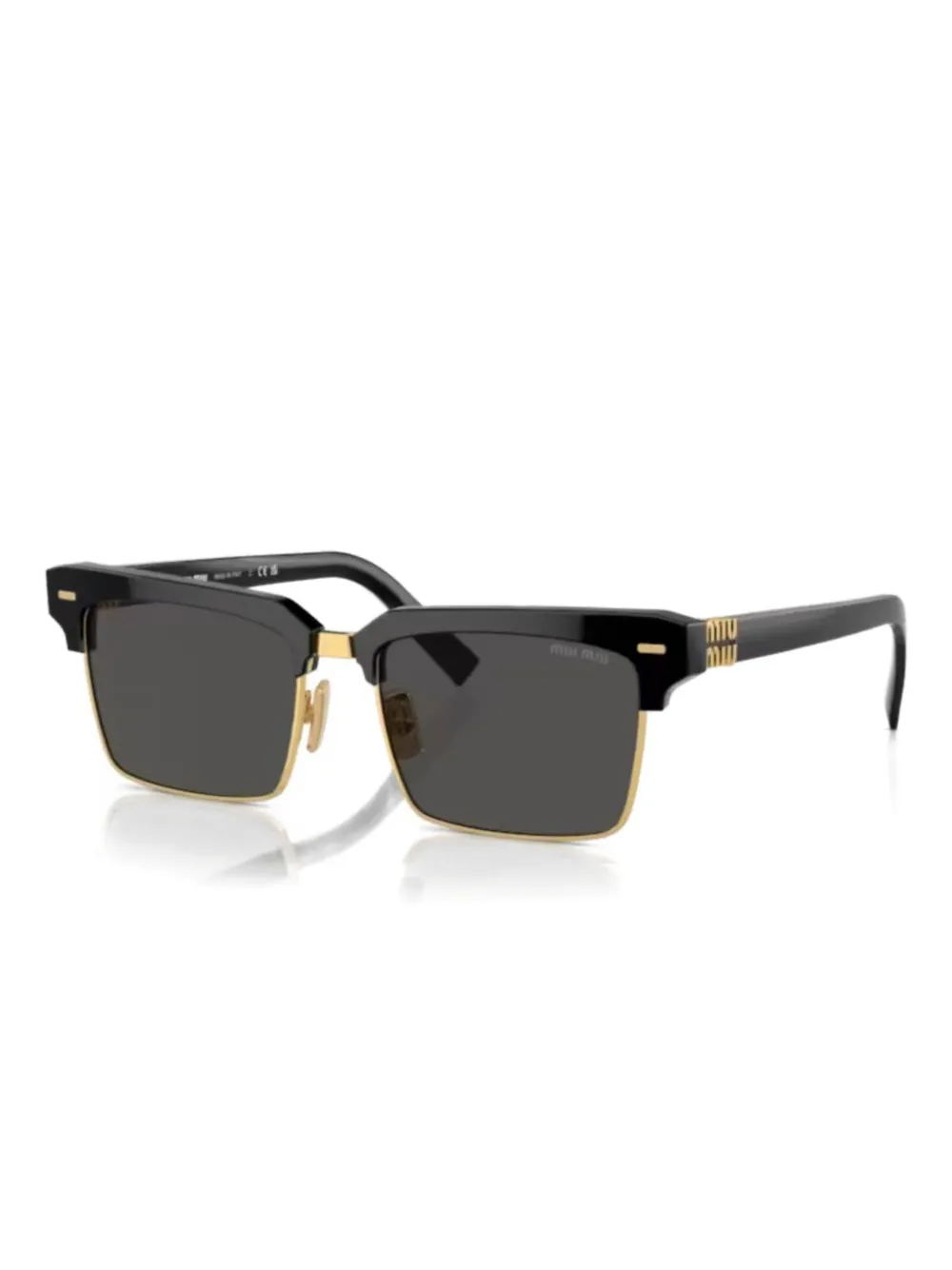 Miu Eyewear square-frame sunglasses Zwart