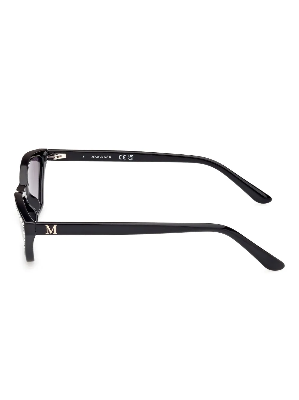 GUESS EYEWEAR cat-eye sunglasses - Zwart