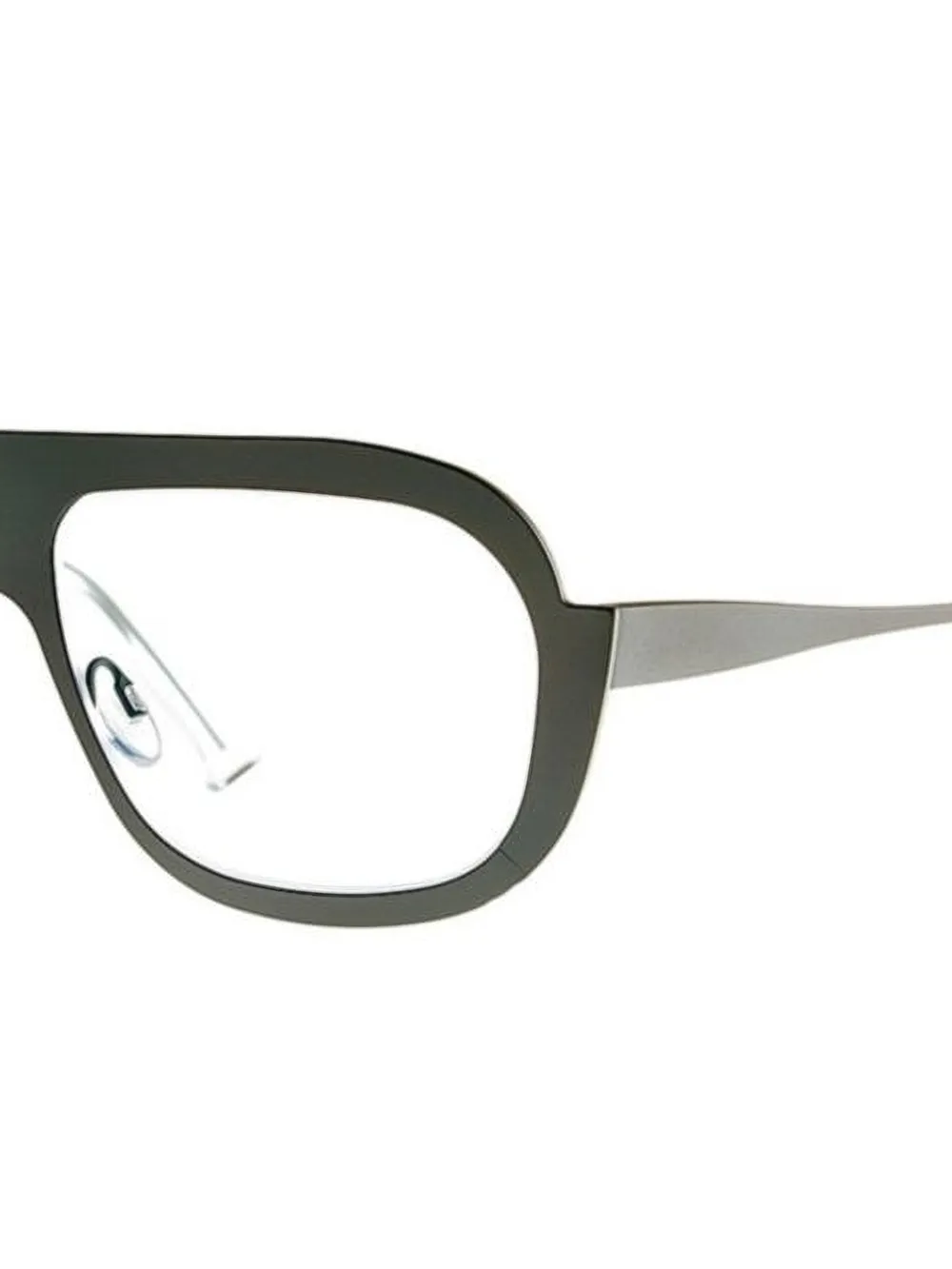 Theo Eyewear Bril met oversized montuur - Zwart