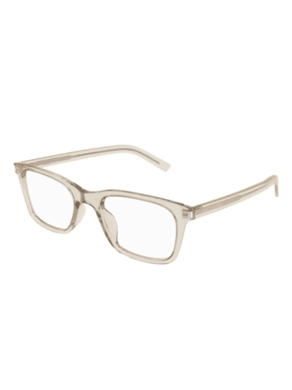 Saint Laurent Eyewear Bril met doorzichtig montuur - Beige