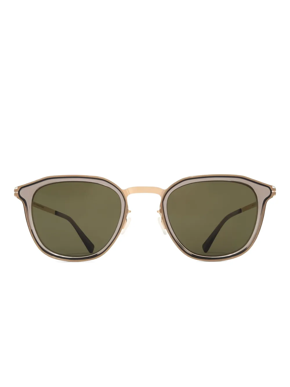 Mykita Pavi geometric-frame sunglasses Beige