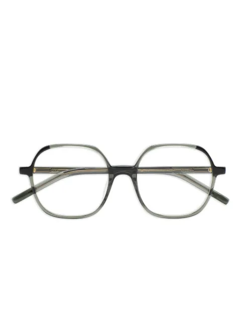 Kaleos geometric-frame glasses
