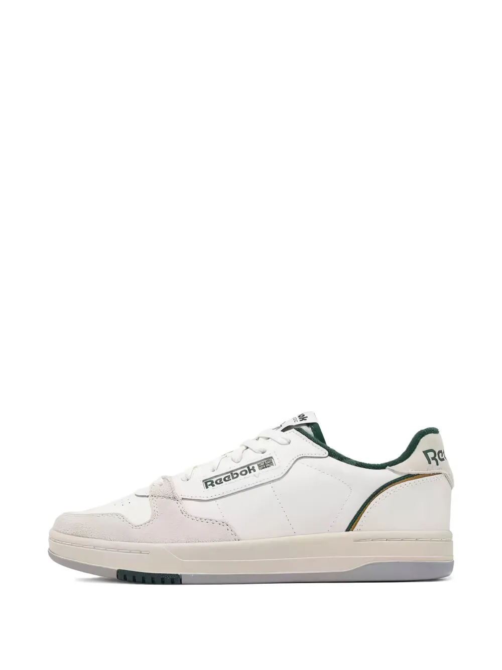 Reebok Phase Court "Paper White Dark Green" sneakers