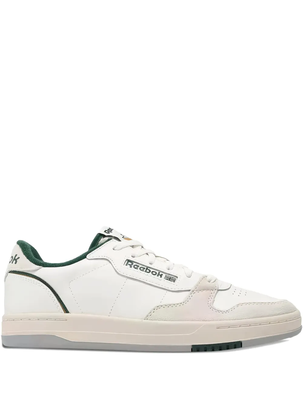 Reebok Phase Court "Paper White Dark Green" sneakers