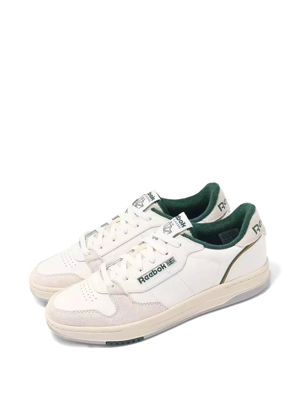 Reebok Phase Court "Paper White Dark Green" sneakers