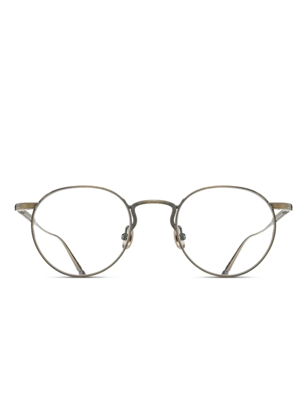 Matsuda round-frame glasses | Gold | Image 1