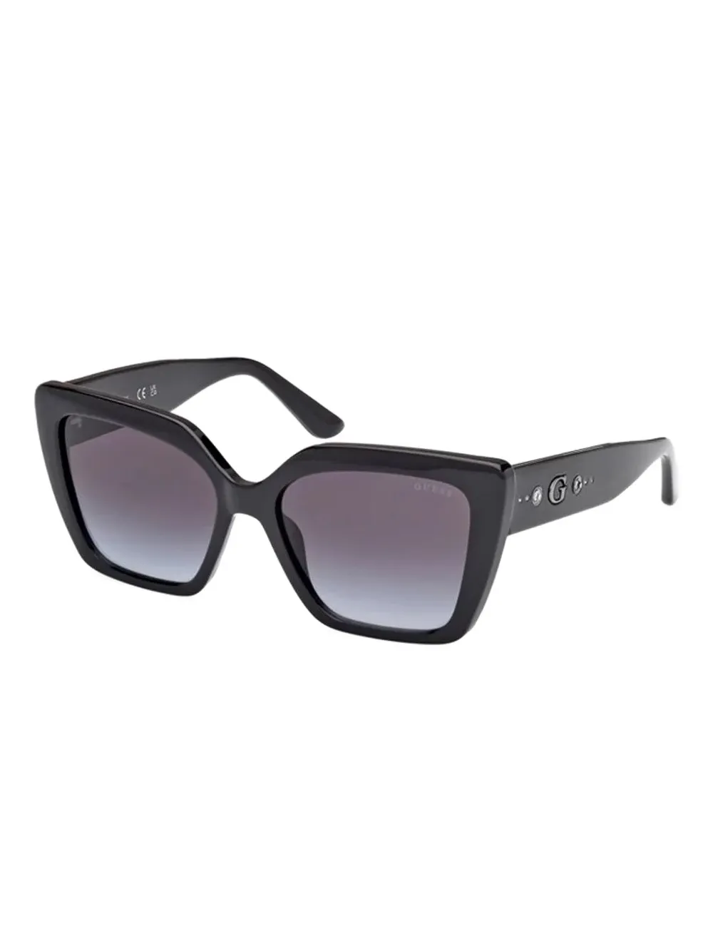 GUESS EYEWEAR crystal-embellished sunglasses - Zwart
