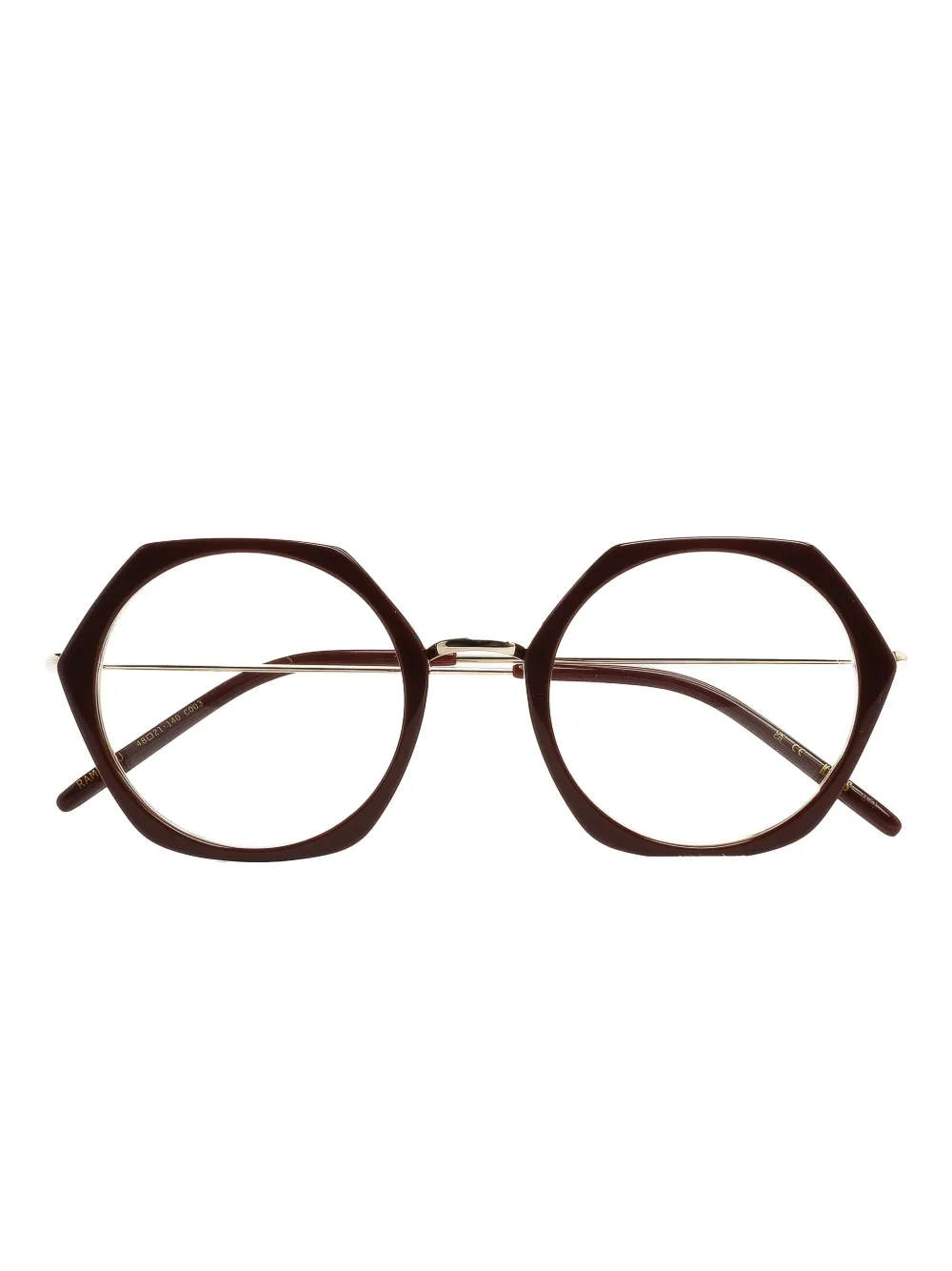 Kaleos Rambeau Geometric-frame Glasses In Brown