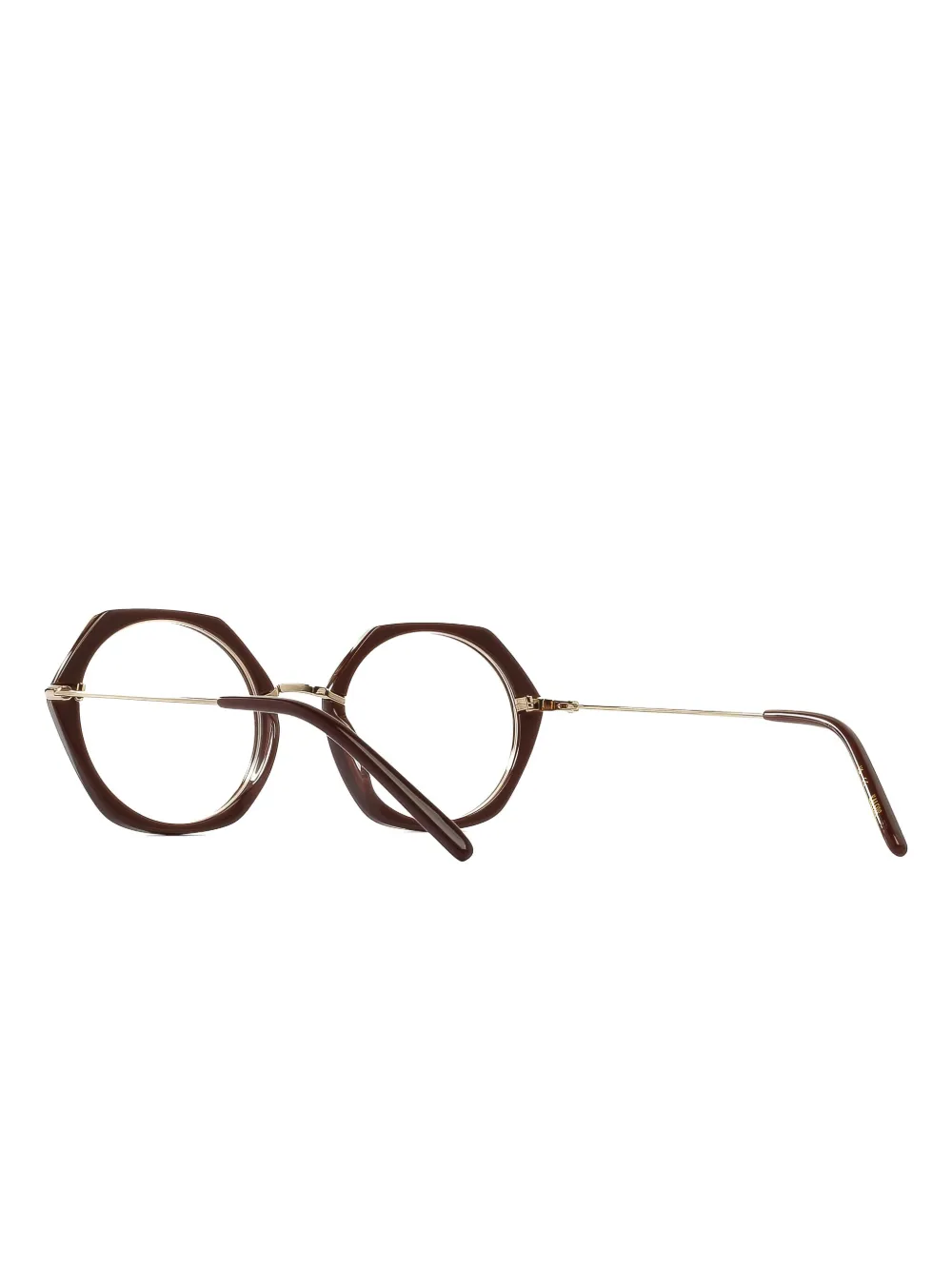 Kaleos Rambeau Geometric-frame Glasses In Brown