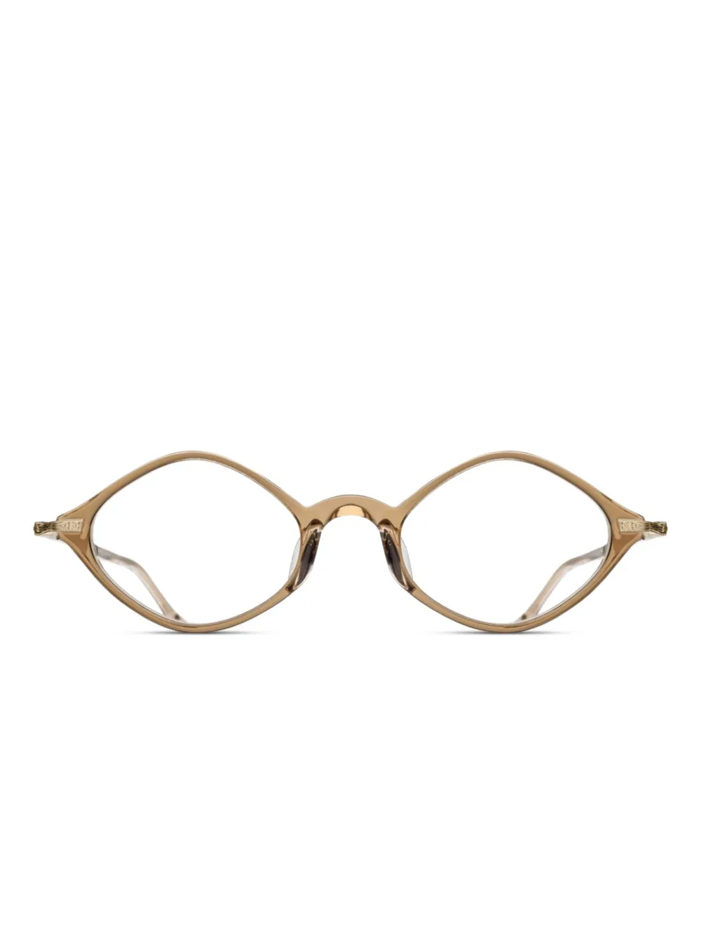 Retrosuperfuture round-frame glasses | Gold | Image 1
