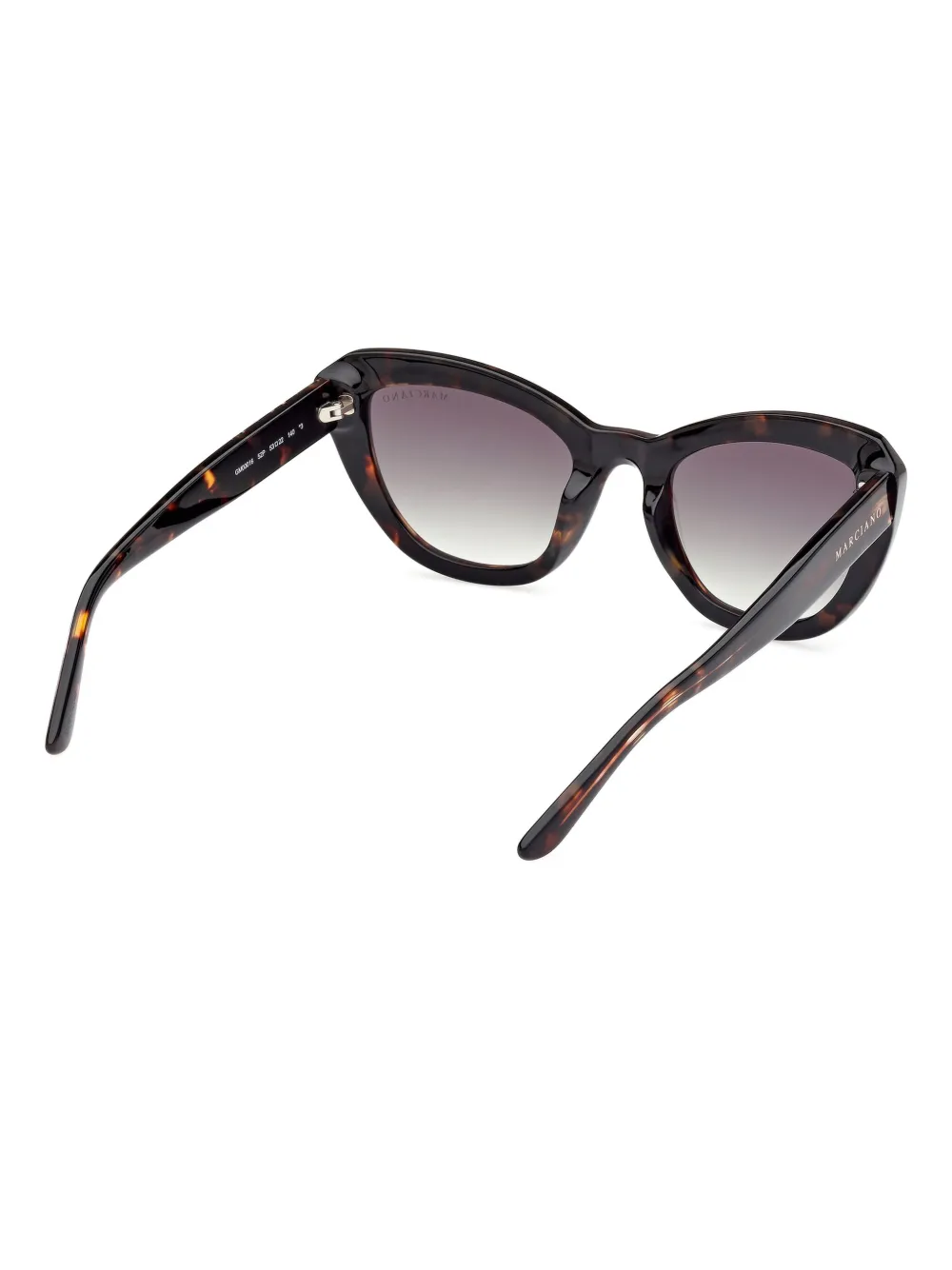 GUESS EYEWEAR Zonnebril met geometrisch montuur Bruin