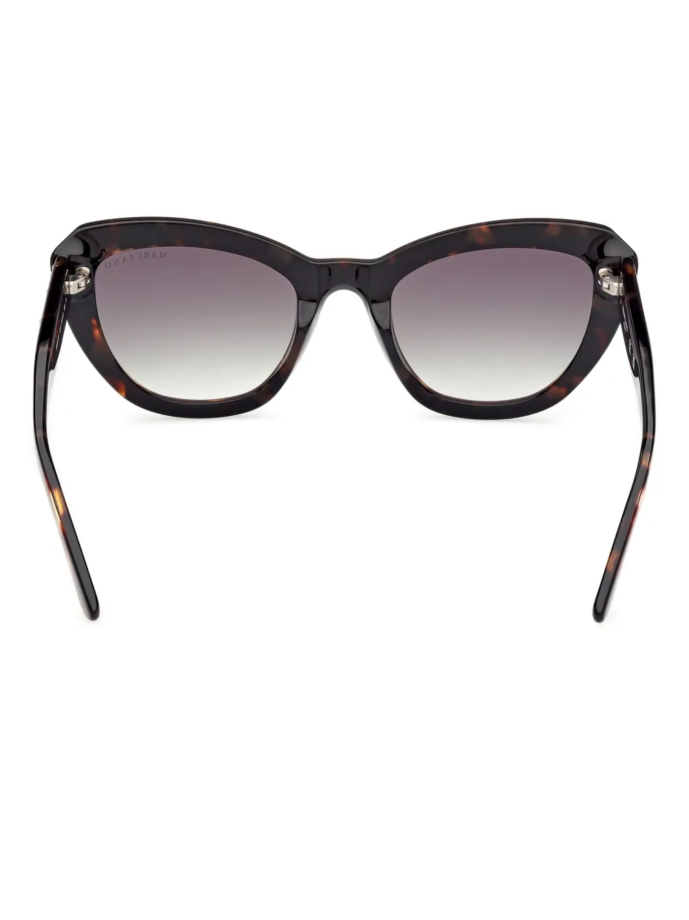 GUESS EYEWEAR Zonnebril met geometrisch montuur Bruin
