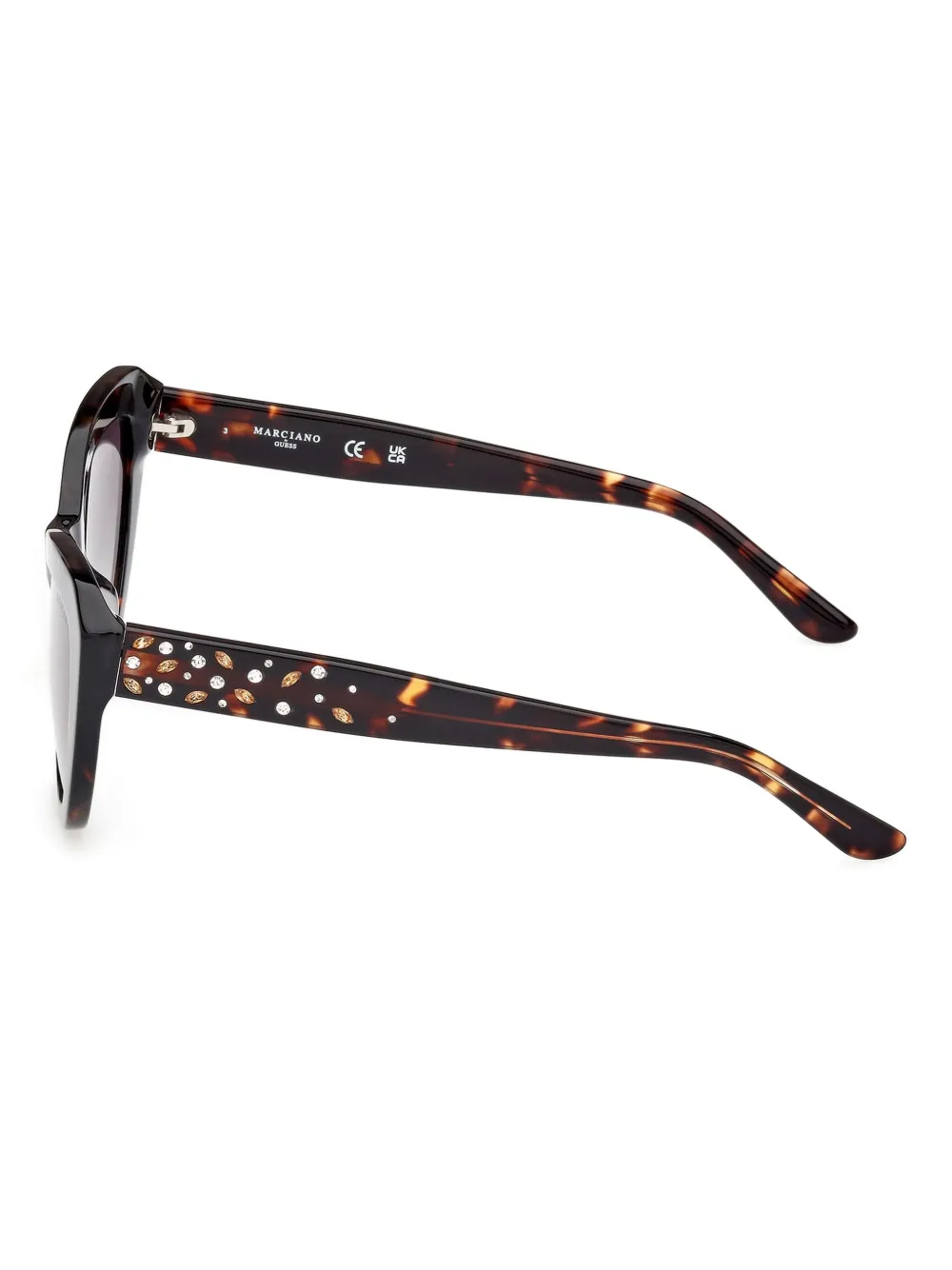 GUESS EYEWEAR geometric-frame sunglasses - Bruin