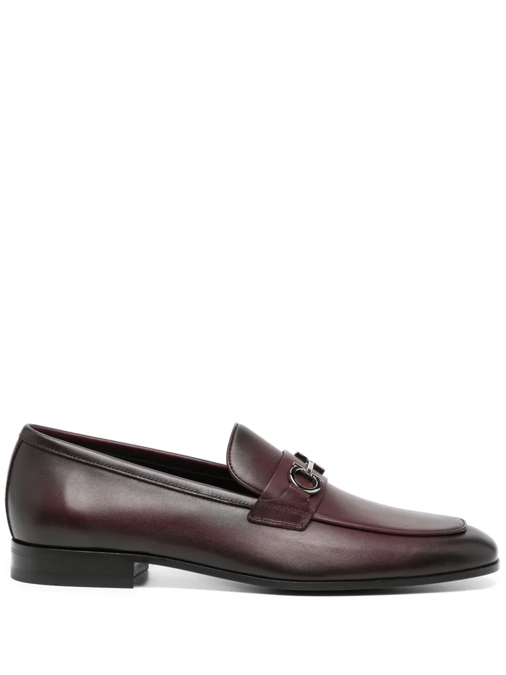 Ferragamo Loafers met Gancini-detail Rood