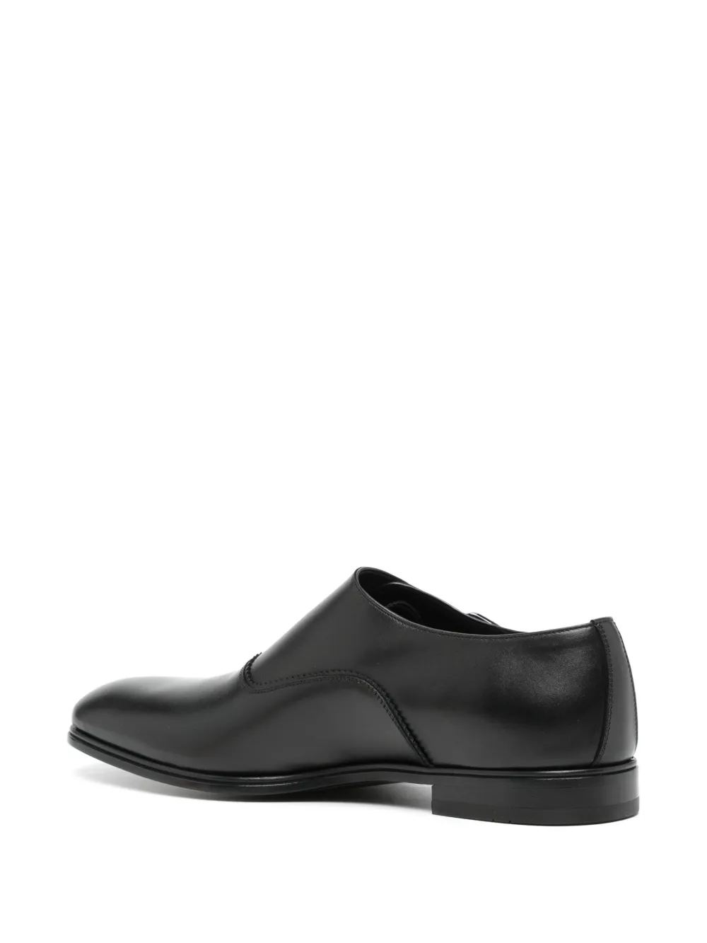 Ferragamo buckle fastening loafer Black