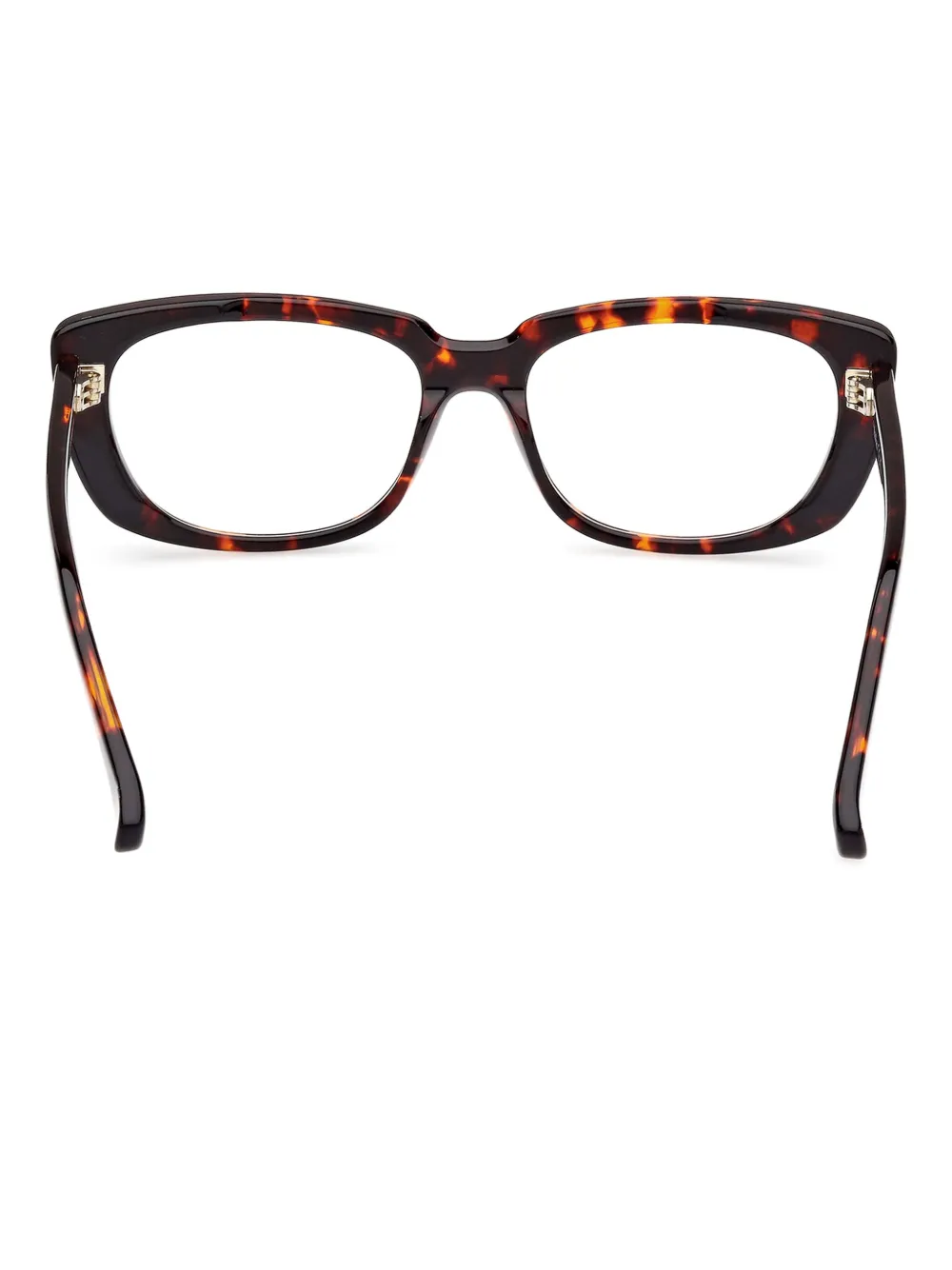 Max Mara Eyewear Bril met rechthoekig montuur Bruin