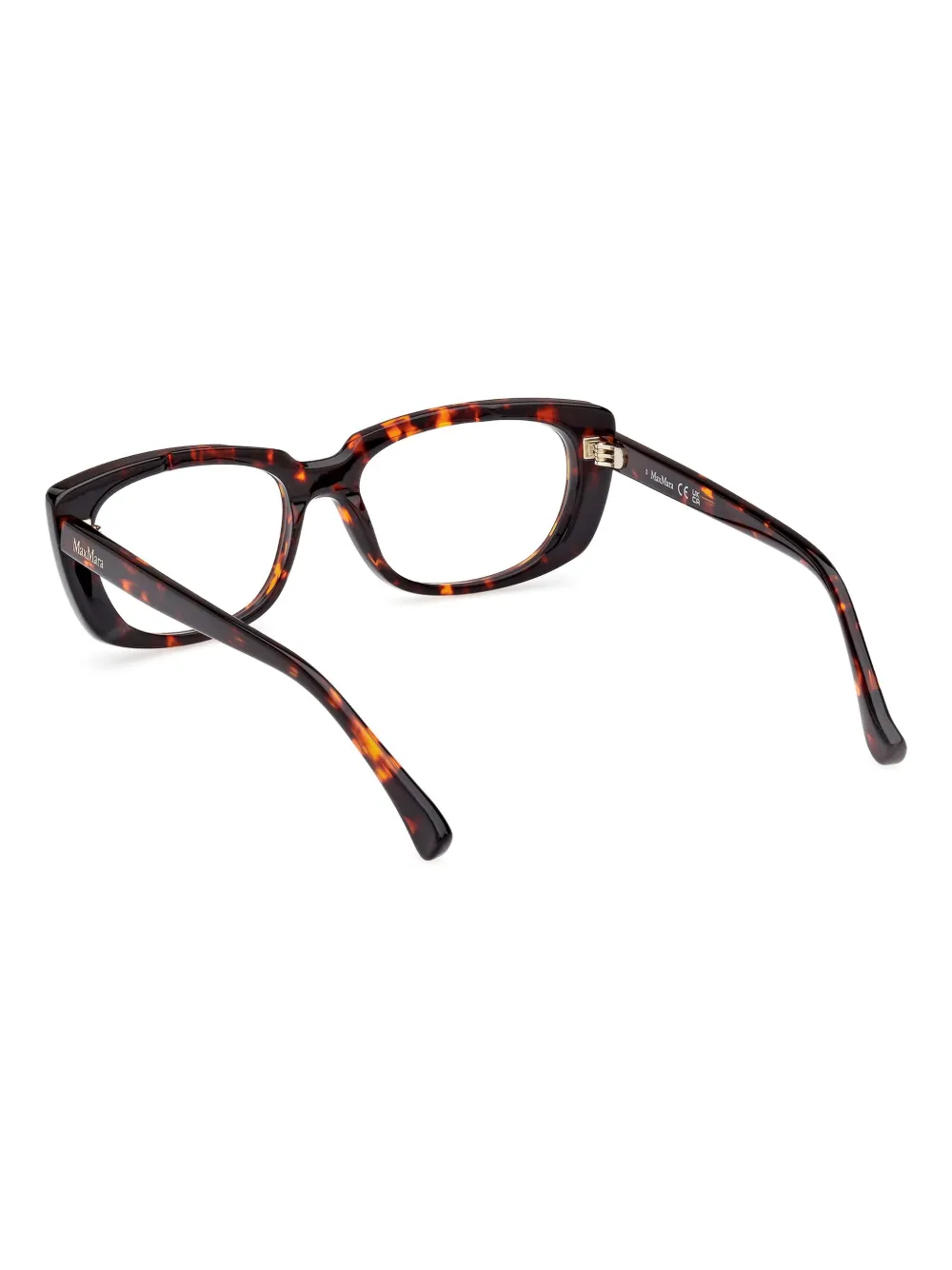 Max Mara Eyewear Bril met rechthoekig montuur Bruin