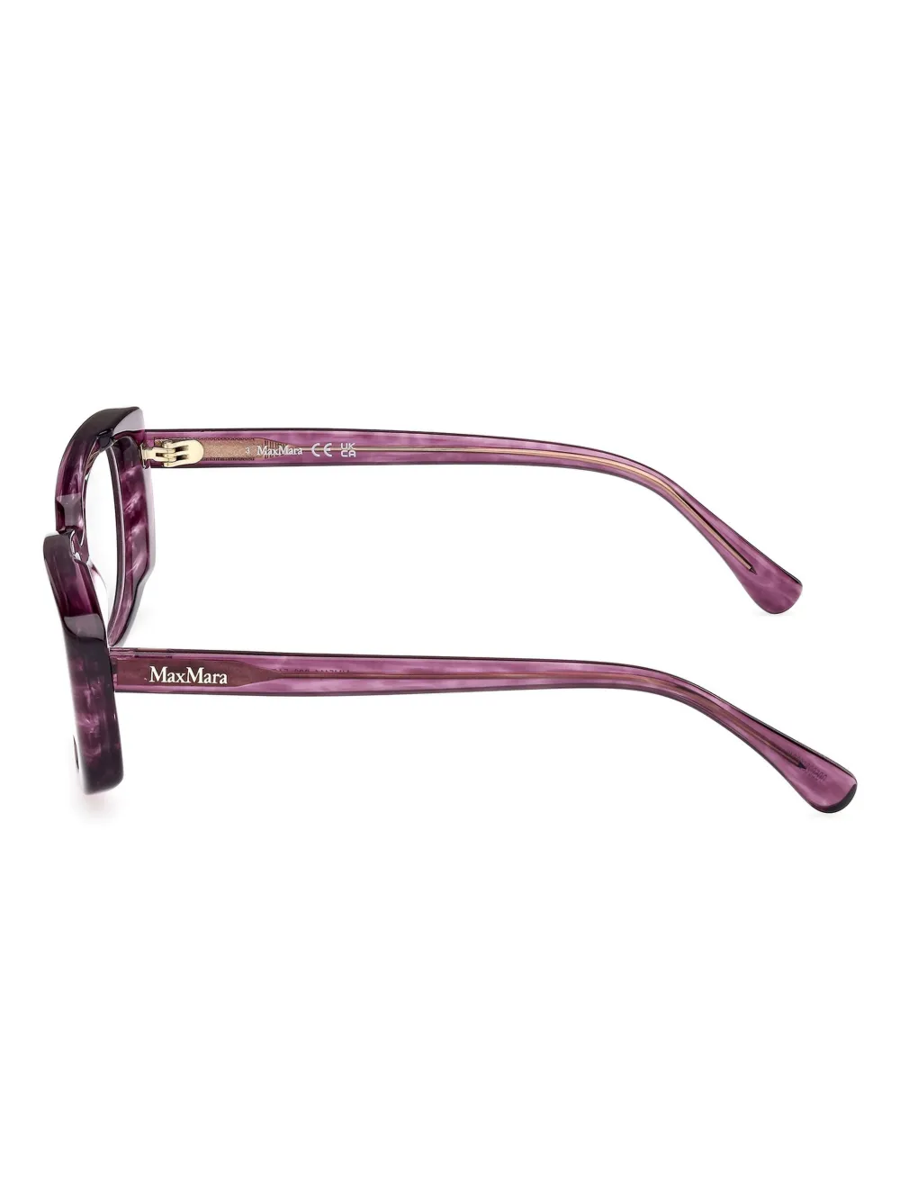 Max Mara Eyewear Bril met logo Paars