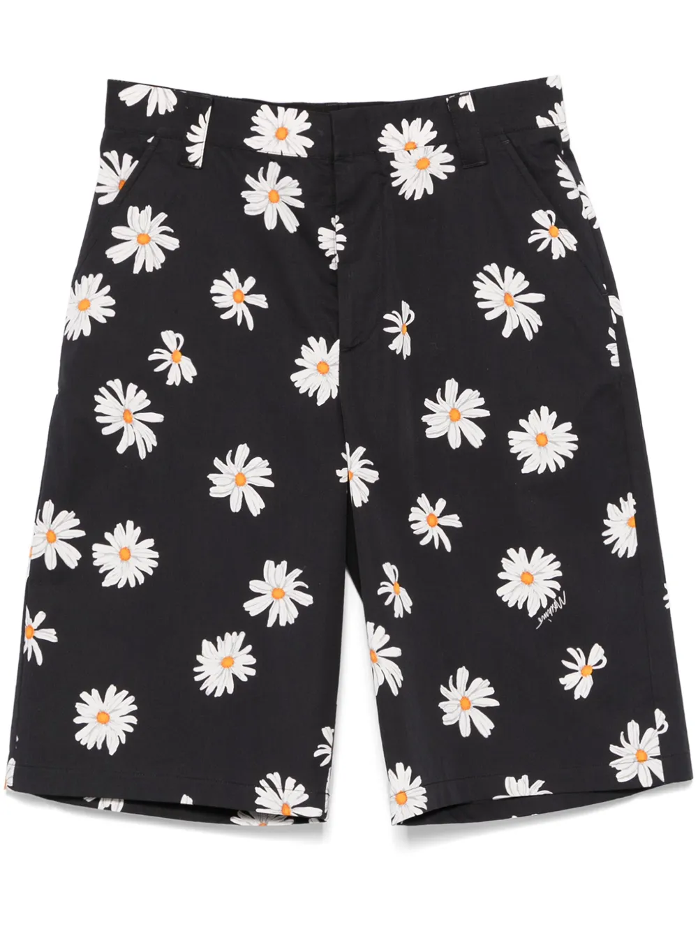 Moschino Shorts met madeliefjesprint Zwart