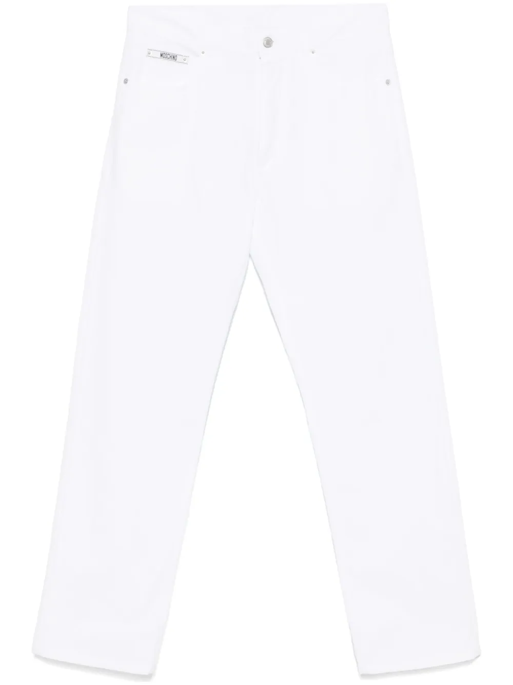 Moschino Straight broek Wit